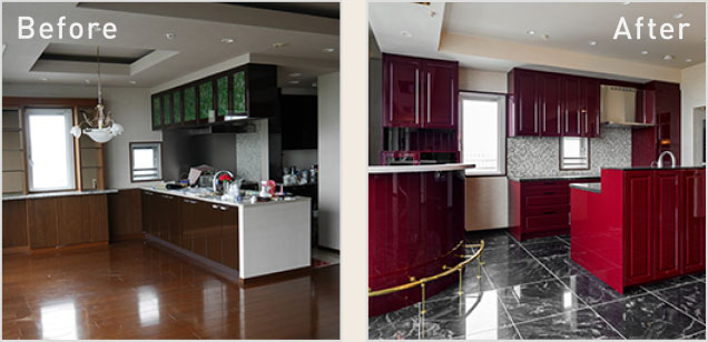 Before After