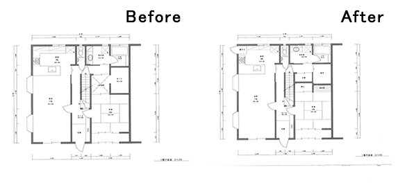 Before After