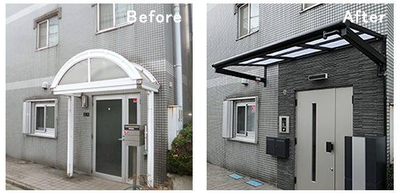 Before After