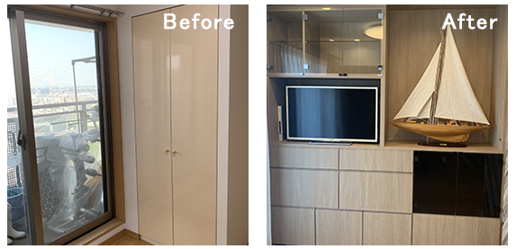 Before After