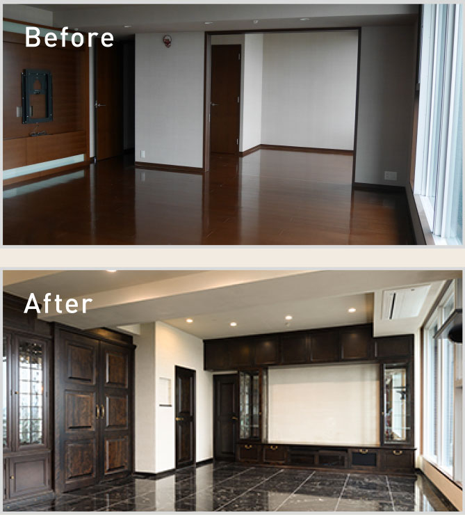 Before After