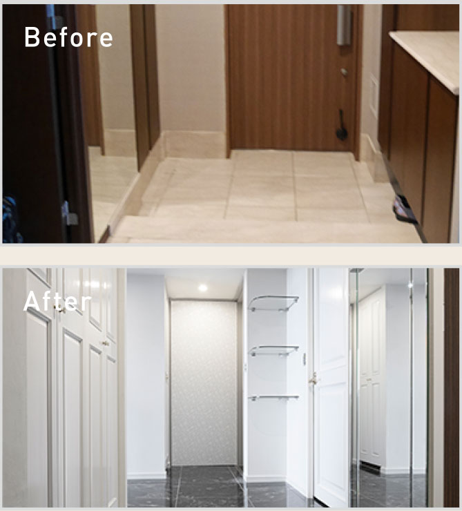 Before After